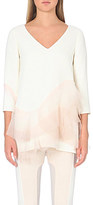 Thumbnail for your product : Marc Jacobs Ruffled hem V-neck top