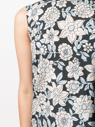 Christian Wijnants Floral-Print Sleeveless Dress