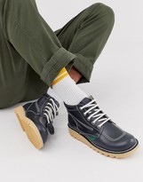 navy blue kickers boots