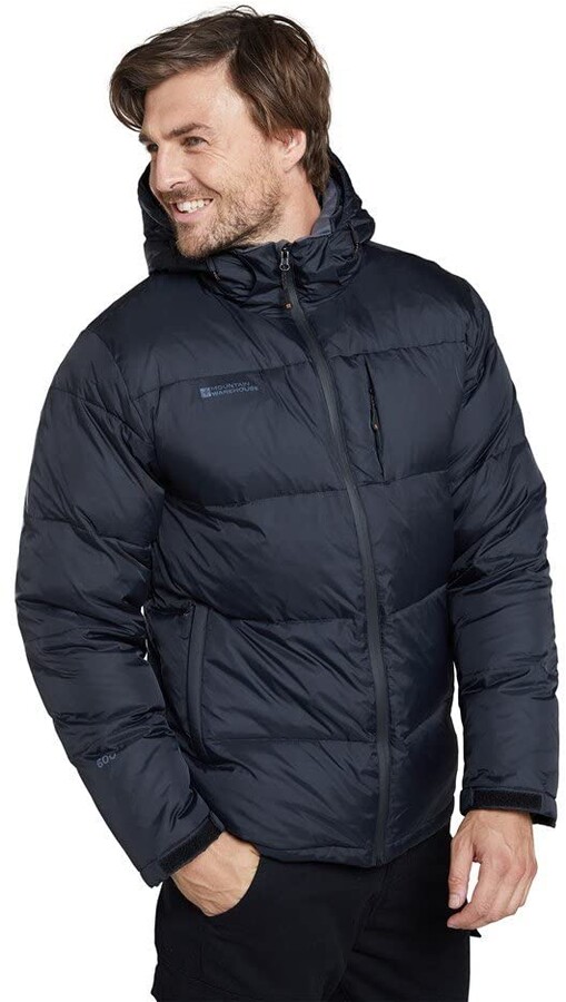 Mountain Warehouse Encounter Mens Down Padded Jacket - Water Resistant ...