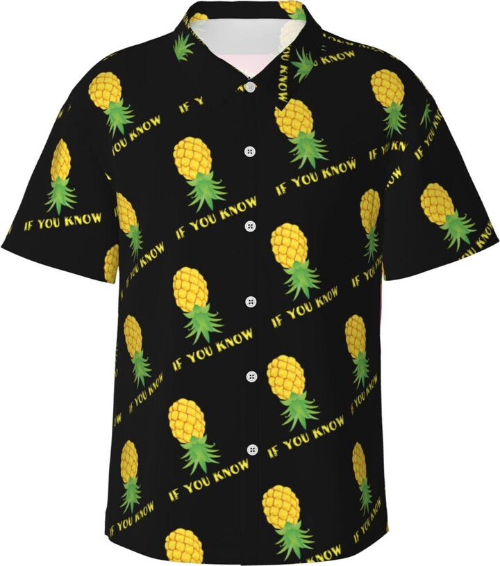 Helves Upside Down Pineapple Funny Swinger If You Know Mens