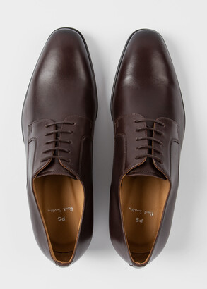 Paul Smith Brown Leather 'Daniel' Derby Shoes - ShopStyle