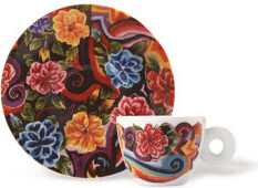 Illy The Biennale Arte 2024 Art Collection - Set Of 4 Espresso Cups and Saucers