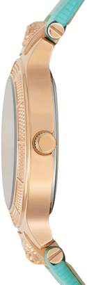 Versace Versus Claremount Rose Goldtone Stainless Steel Leather-Strap Watch