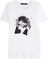 Thumbnail for your product : Karl Lagerfeld Paris Never Mind printed cotton T-shirt