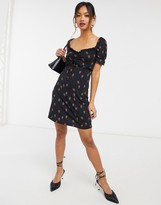 Thumbnail for your product : NEVER FULLY DRESSED Black Print Paola Dress