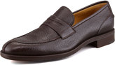 Thumbnail for your product : Gravati Split-Toe Peccary Penny Loafer, Dark Brown