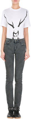 McQ Low-Waist Skinny Distressed Jeans