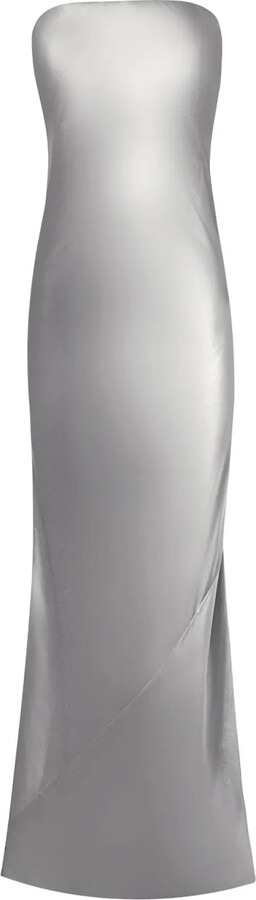 Alejandra Alonso Rojas Bow-Detail Bustier Gown