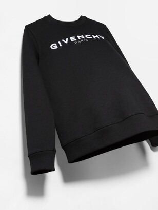 Givenchy Kids Teen Logo Cotton Sweater - Kids - Polyester/Cotton