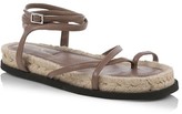 Thumbnail for your product : 3.1 Phillip Lim Yasmine Ankle-Strap Leather Espadrille Sandals