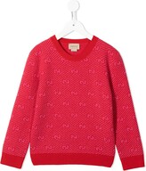 Thumbnail for your product : Gucci Children GG jacquard jumper