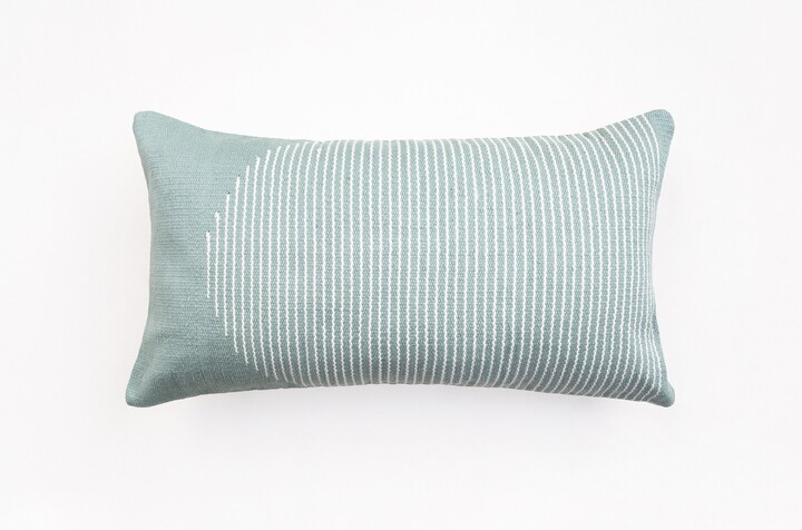 Lime Cream Cotton Kilim Pillow Cover | Art Deco Decorative Throw Pillows Lumbar Modern For Couch Bed Trendy Pillowcases Set