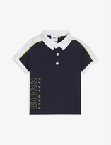 Thumbnail for your product : HUGO BOSS Logo-print cotton polo shirt 3 months-3 years