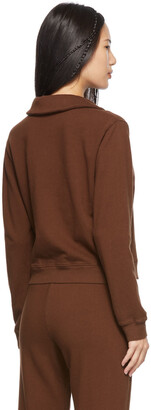 Lacausa Brown Blaze Polo Sweatshirt