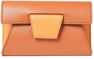 Yuzefi Lolita Color-block Textured-leather Wallet