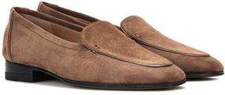 The Row Adam suede moccasins