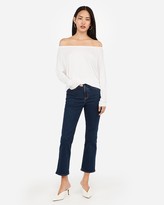 Thumbnail for your product : Express Relaxed Off The Shoulder London Tee