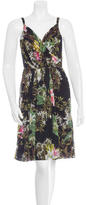 Thumbnail for your product : Etoile Isabel Marant Floral Print Knee-Length Dress