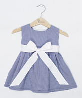 Thumbnail for your product : Princess Linens Navy Gingham Personalized Sash Jumper - Infant, Toddler & Girls