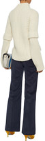 Thumbnail for your product : Victoria Beckham Cotton-corduroy Flared Pants