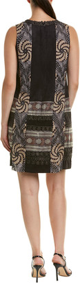 Anna Sui Shades Of Psychedelia Silk-Blend Shift Dress