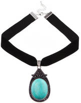 Thumbnail for your product : N. ROCK 'N ROSE Zaria Turquoise Choker Necklace