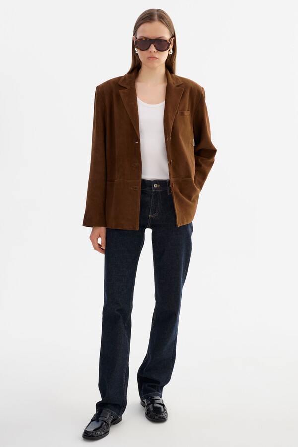 Tori | Suede Blazer Jacket