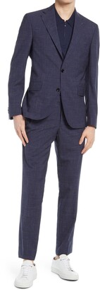 Ted Baker Ralph Extra Slim Fit Solid Wool & Linen Suit