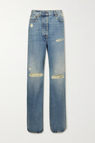 Thumbnail for your product : Gucci Distressed Organic Boyfriend Jeans - Blue - 23