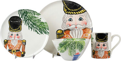 Vietri Nutcrackers Four-Piece Place Setting