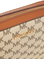 Thumbnail for your product : MICHAEL Michael Kors Jet Set Logo-print Faux Leather Shoulder Bag