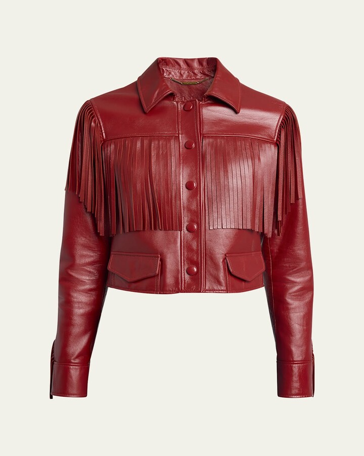 Chloé Fringed Leather Jacket