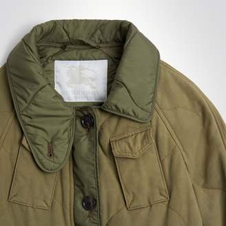 Burberry Military Quilted Cotton Coat