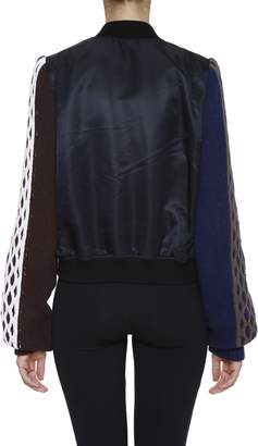 J.W.Anderson Bomber With Cable Knit Sleeves