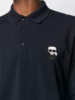Thumbnail for your product : Karl Lagerfeld Paris Ikonik chest patch polo shirt