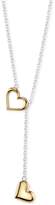 Thumbnail for your product : Unwritten Two-Tone Heart Lariat Necklace in Sterling Silver and Gold-Plate