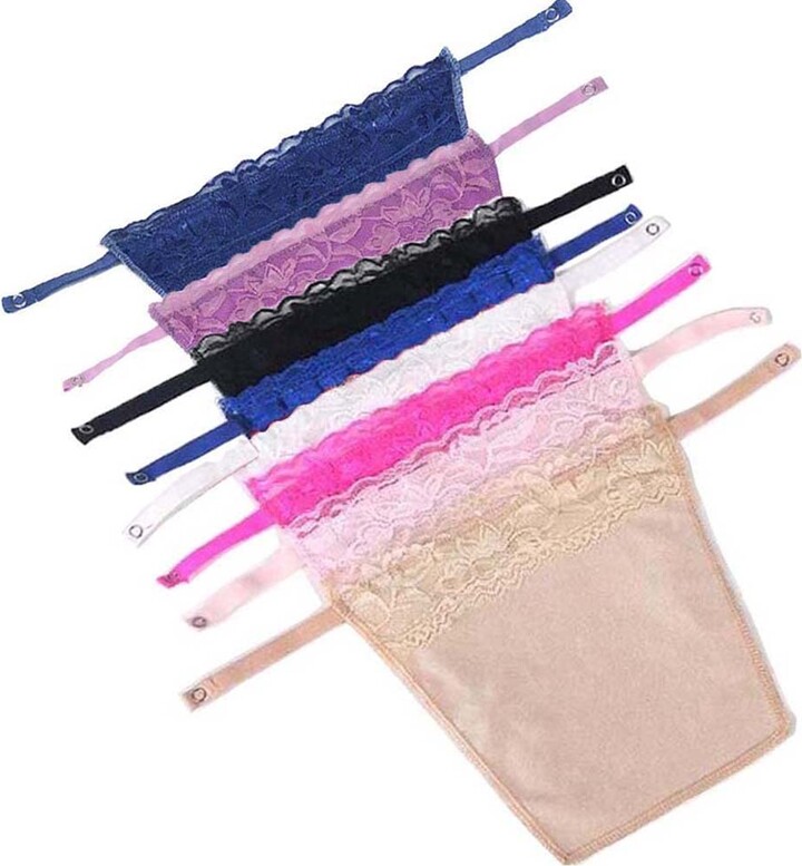 Sakgweoe 8 Color Lady Sexy Lace Clipon Mock Camisole Bra Insert
