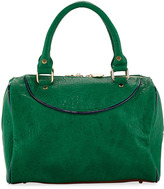 Thumbnail for your product : Deux Lux Tate Grainy Duffel Satchel Bag, Emerald