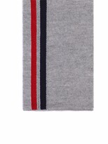 Thumbnail for your product : Dolce & Gabbana Children Embroidered Logo Wool Scarf