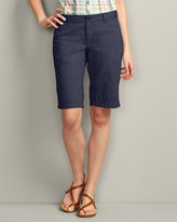 Thumbnail for your product : Eddie Bauer Textured Cotton 12 inch Weekend Bermuda Shorts