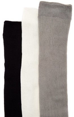Raey Pack Of Three Cotton Socks - Navy Multi
