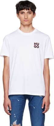 HUGO BOSS White Dimento T-Shirt