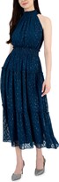 Thumbnail for your product : Taylor Women's Clip-Dot Smocked-Waist Chiffon Midi Dress