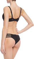 Thumbnail for your product : Maison Lejaby Embroidered Stretch-jersey And Tulle Mid-rise Briefs