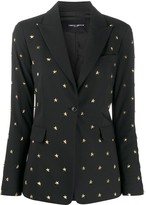 Thumbnail for your product : Frankie Morello Single-Breasted Stud-Embellished Blazer