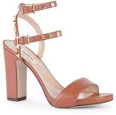 Thumbnail for your product : Valentino Garavani Rockstud Pebbled Leather Ankle-Strap Sandals