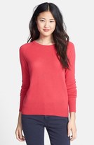 Thumbnail for your product : Halogen Crewneck Cashmere Sweater (Regular & Petite)