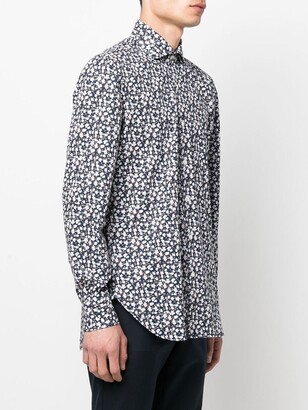 Barba Floral-Print Long-Sleeve Shirt