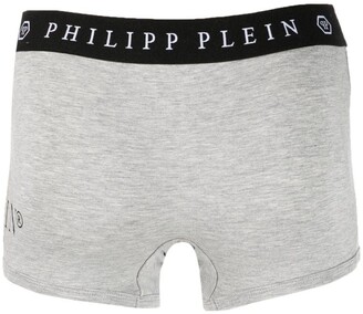 Philipp Plein Camouflage Logo Print Boxer Shorts